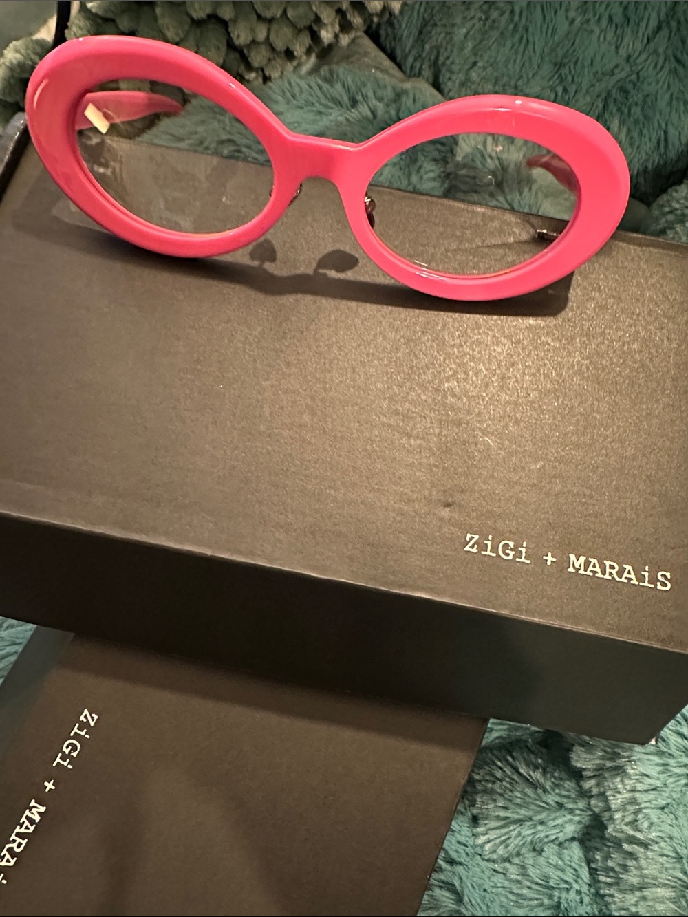 Hot Pink Oval Sunglasses — Playful Women's Shades